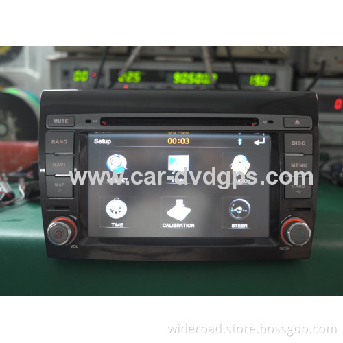 Wideroad Central Multimedia Fiat Bravo Gps Navi Tv Bt Blue&me